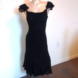 EXPRESS BLACK SLEEVELESS SEQUENCE DRESS 5/6